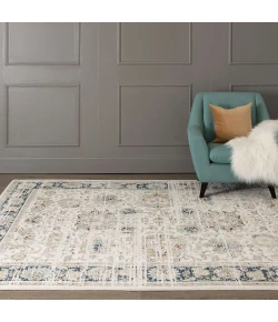 Karastan Zephyr Mistral Alabaster Rug 1 ft. 6 X 1 ft. 6 Rectangle