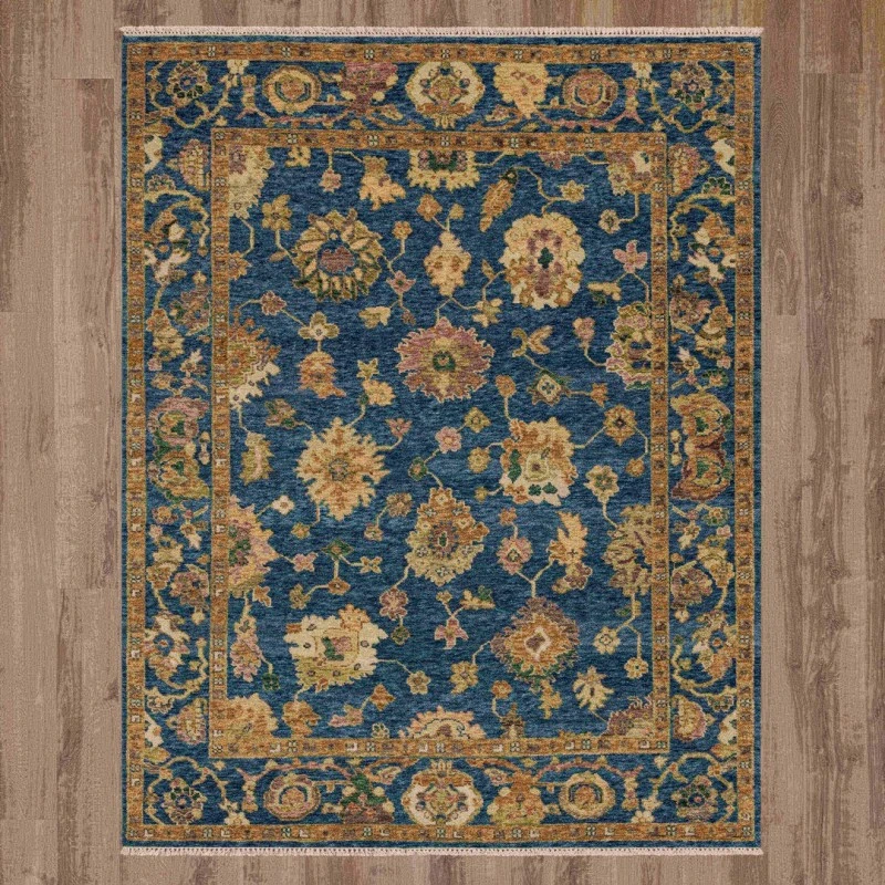 Karastan Percival Blue R1437 9ft. X 12ft. Rect. Rug