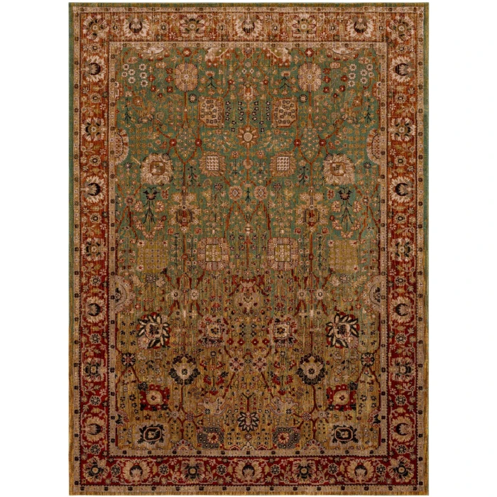 Karastan Spice Market Aquamarine 90668 5ft. 3in. X 7ft. 10in. Rect. Rug