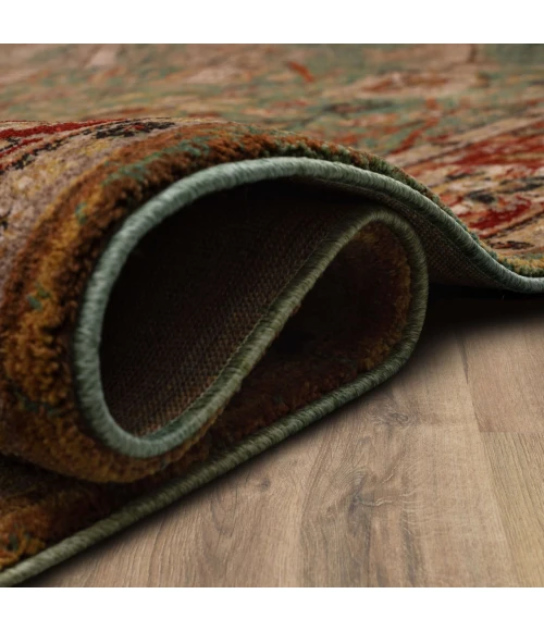 Karastan Spice Market Aquamarine 90668 9ft. 6in. X 12ft. 11in. Rect. Rug