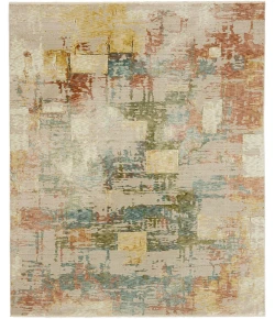 Karastan Memento Nostalgic Cream Rug 5 ft. X 7 ft. 6 in. Rectangle