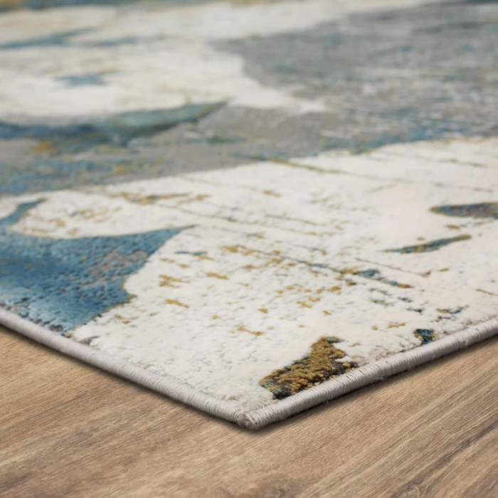 Karastan Tryst Grey Blue Nuvole Grey Blue 9ft. x 12ft. Rect. Rug