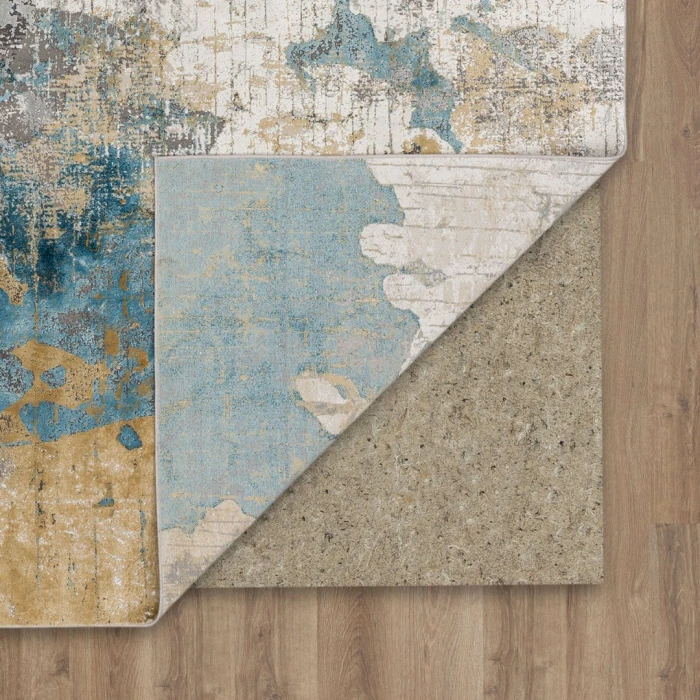 Karastan Tryst Grey Blue Nuvole Grey Blue 9ft. x 12ft. Rect. Rug