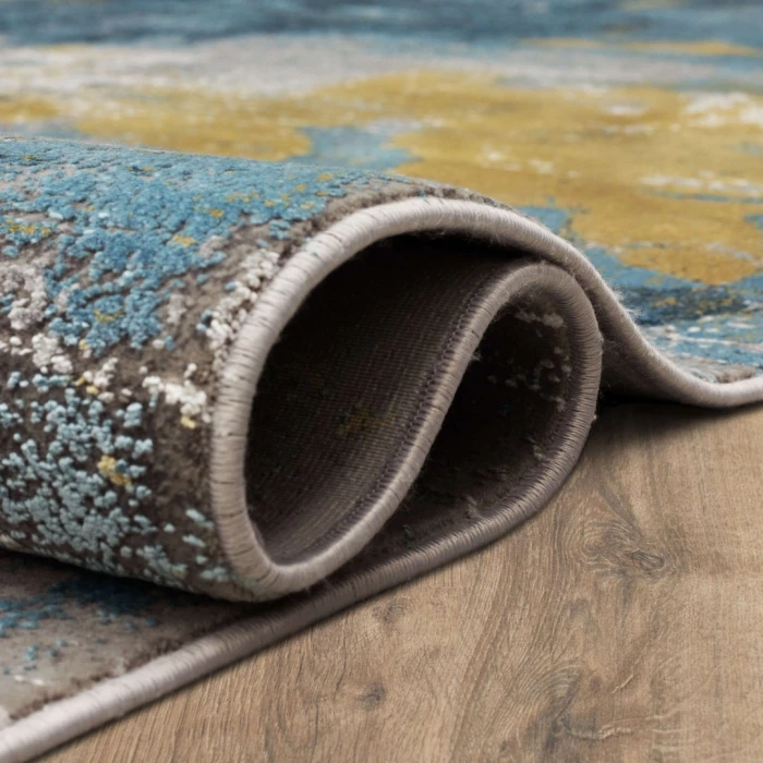 Karastan Tryst Grey Blue Nuvole Grey Blue 9ft. x 12ft. Rect. Rug