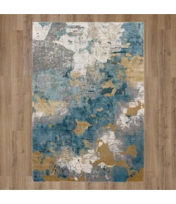 Karastan Tryst Grey Blue Nuvole Grey Blue 9ft. x 12ft. Rect. Rug