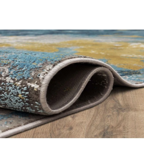 Karastan Tryst Blue R1289 2 ft. 6 in. X 8 ft. Rectangle Rug