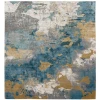 Karastan Tryst Blue R1289 5 ft. X 8 ft. Rectangle Rug