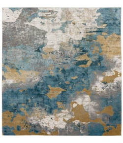 Karastan Tryst Blue R1289 2 ft. 6 in. X 8 ft. Rectangle Rug