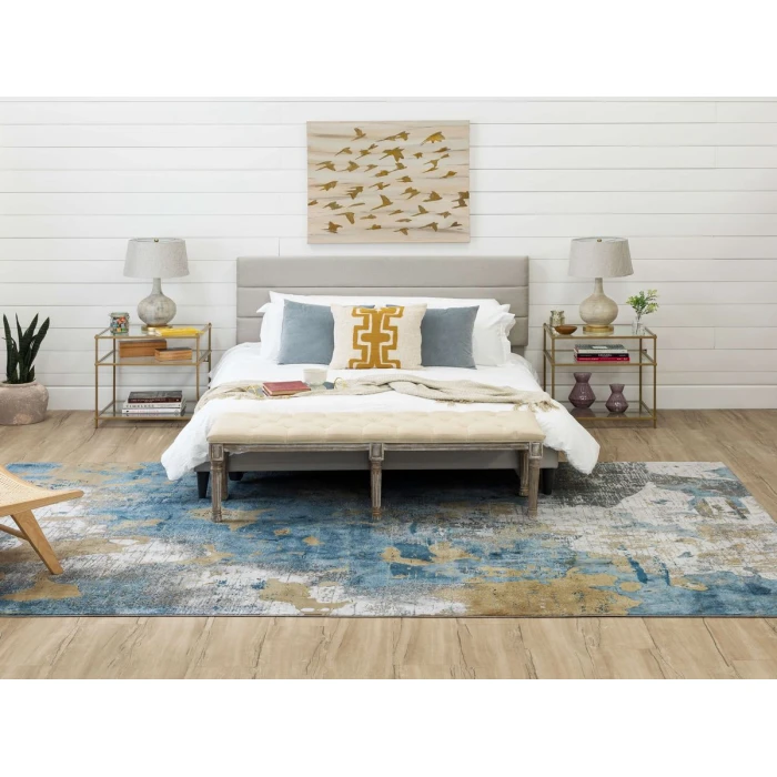 Karastan Tryst Blue R1289 8 ft. X 11 ft. Rectangle Rug
