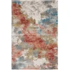 Karastan Tryst Grey/Silver R1289 2 ft. 6 in. X 8 ft. Rectangle Rug