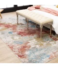 Karastan Tryst Grey/Silver R1289 8 ft. X 11 ft. Rectangle Rug