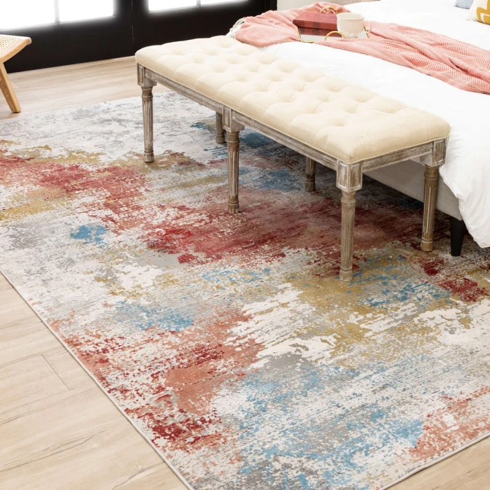 Karastan Tryst Grey/Silver R1289 8 ft. X 11 ft. Rectangle Rug
