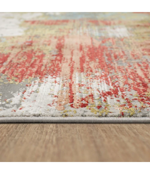 Karastan Tryst Grey/Silver R1289 5 ft. X 8 ft. Rectangle Rug