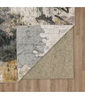 Karastan Tryst Grey/Silver R1289 2 ft. 6 in. X 8 ft. Rectangle Rug