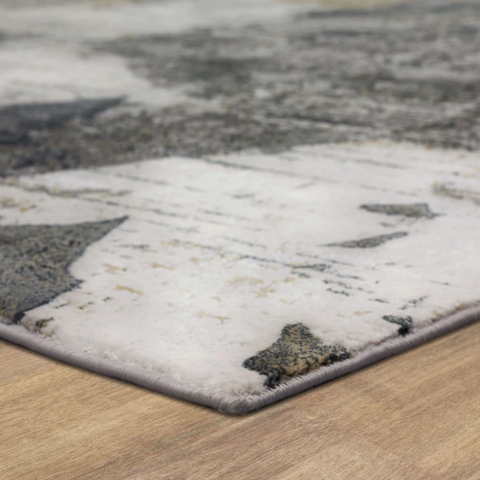 Karastan Tryst Grey/Silver R1289 9 ft. X 12 ft. Rectangle Rug