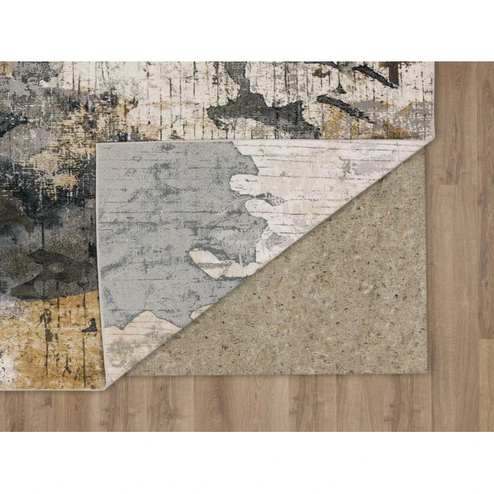 Karastan Tryst Grey/Silver R1289 9 ft. X 12 ft. Rectangle Rug