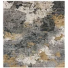 Karastan Tryst Grey/Silver R1289 5 ft. X 8 ft. Rectangle Rug