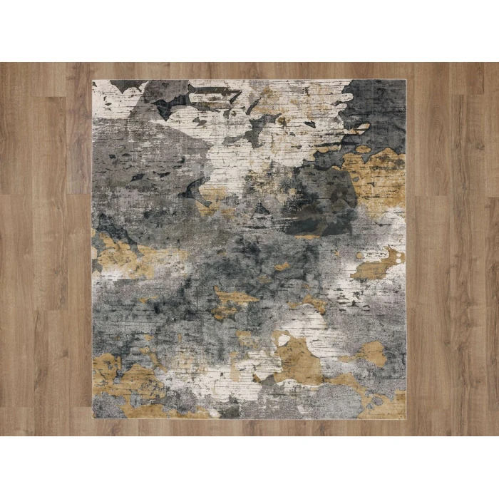 Karastan Tryst Grey/Silver R1289 9 ft. X 12 ft. Rectangle Rug