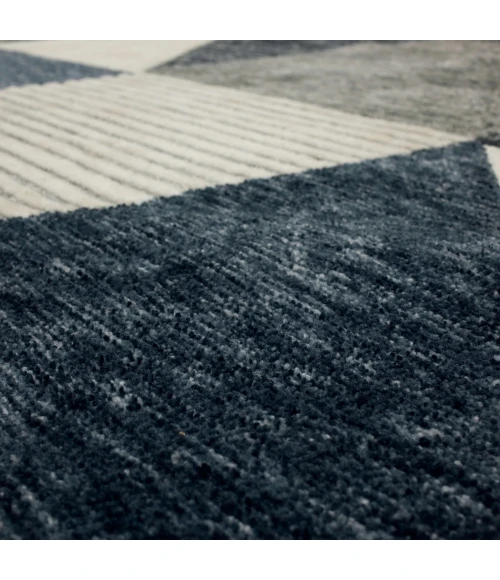 Karastan Oblique Blue 8' x 10' Area Rug