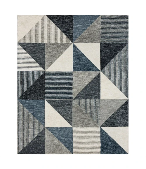 Karastan Oblique Blue 8' x 10' Area Rug