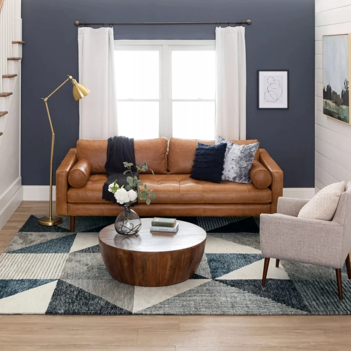 Karastan Oblique Blue 8' x 10' Area Rug