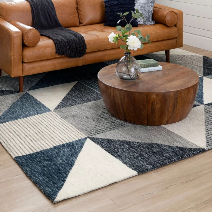 Karastan Oblique Blue 8' x 10' Area Rug