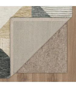 Karastan Bowen By Drew & Jonathan Home Oblique Tan Rug 2 ft. 4 in. X 7 ft. 10 in. Runner