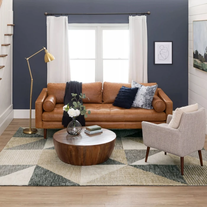 Karastan Oblique Tan 8' x 10' Area Rug