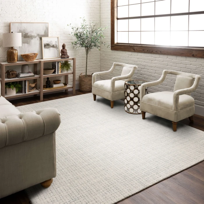 Karastan Forsyth Park Ivory Aqua R1414 8ft. X 10ft. Rect. Rug