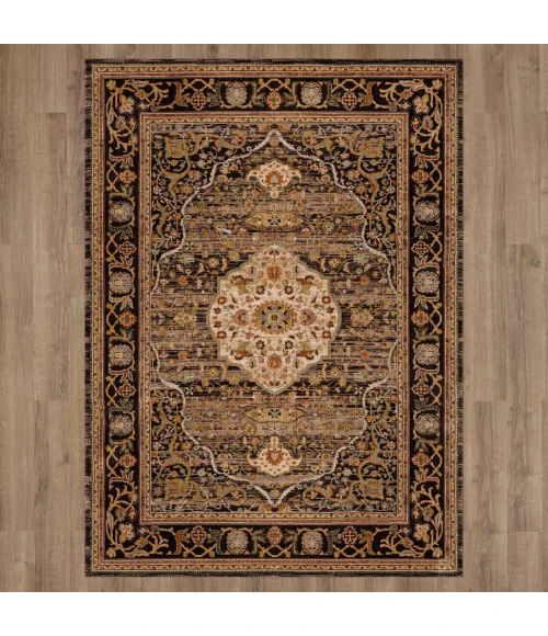 Karastan Spice Market Charcoal 90661 9ft. 6in. X 12ft. 11in. Rect. Rug