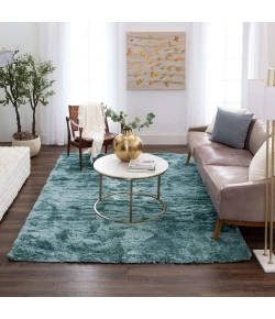 Karastan Billow Shag Sea Rug 7 ft. 10 in. X 10 ft. Rectangle