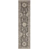 Karastan Windermere Grey/Silver R1258 2 ft. 6 in. X 10 ft. Rectangle Rug