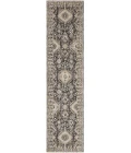 Karastan Windermere Grey/Silver R1258 2 ft. 6 in. X 10 ft. Rectangle Rug