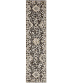 Karastan Windermere Grey/Silver R1258 2 ft. 6 in. X 10 ft. Rectangle Rug