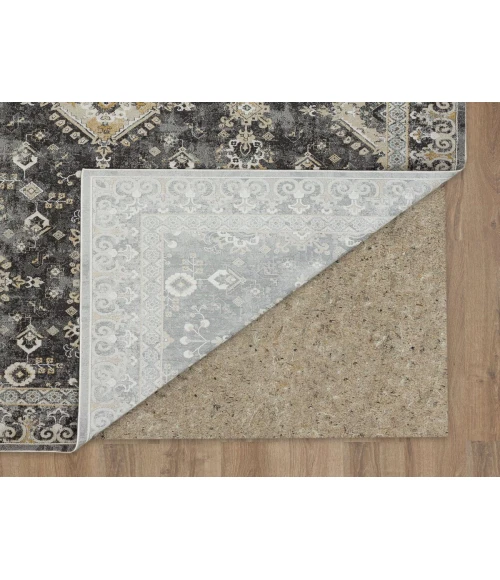 Karastan Windermere Grey/Silver R1258 7 ft. 10 in. X 10 ft. 3 in. Rectangle Rug