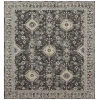 Karastan Windermere Grey/Silver R1258 7 ft. 10 in. X 10 ft. 3 in. Rectangle Rug