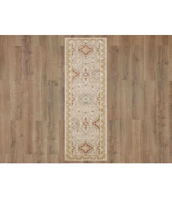 Karastan Windermere Ivory/White R1258 2 ft. 6 in. X 10 ft. Rectangle Rug