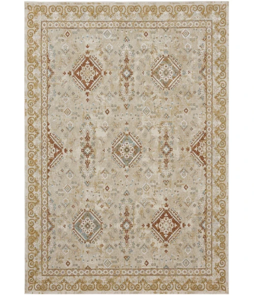 Karastan Windermere Ivory/White R1258 7 ft. 10 in. X 10 ft. 3 in. Rectangle Rug