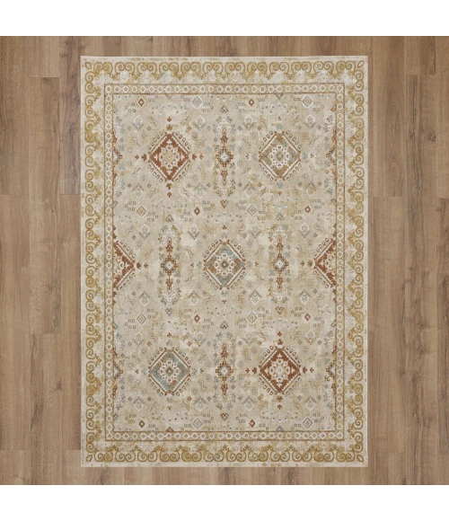Karastan Windermere Ivory/White R1258 7 ft. 10 in. X 10 ft. 3 in. Rectangle Rug