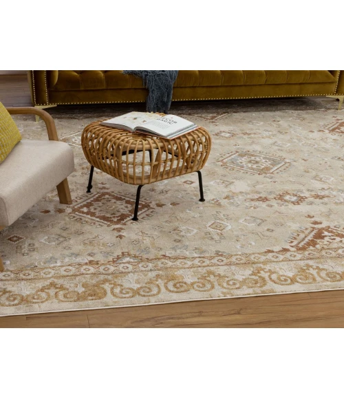 Karastan Windermere Ivory/White R1258 7 ft. 10 in. X 10 ft. 3 in. Rectangle Rug
