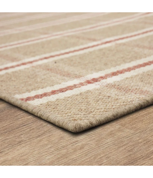 Karastan Scofield Red R1467 6ft. X 9ft. Rect. Rug