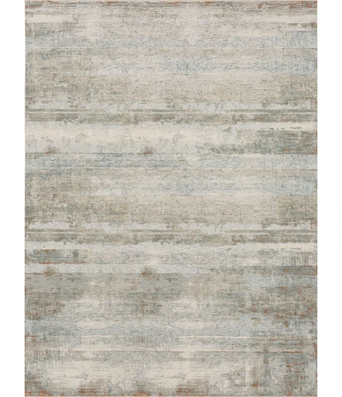 Karastan Silk Road Cream Dark Grey 6' 7" x 9' 4" Area Rug