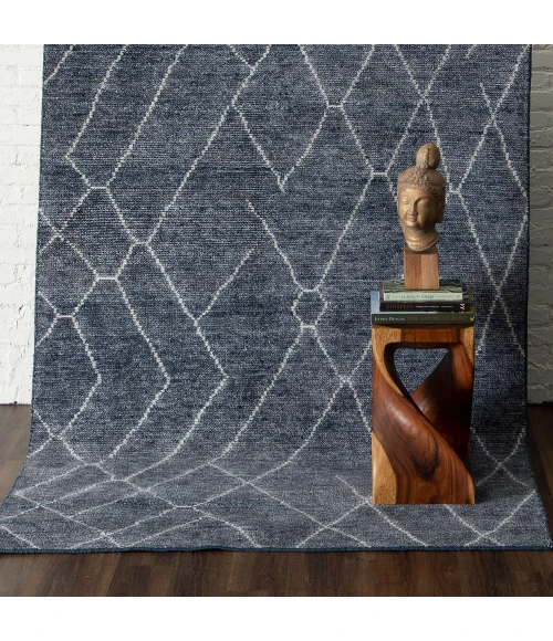 Karastan Rugs Tangier Spartel Blue Steel