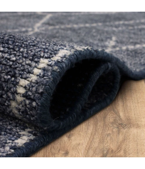 Karastan Spartel Blue Steel 1' 6" x 1' 6" Area Rug