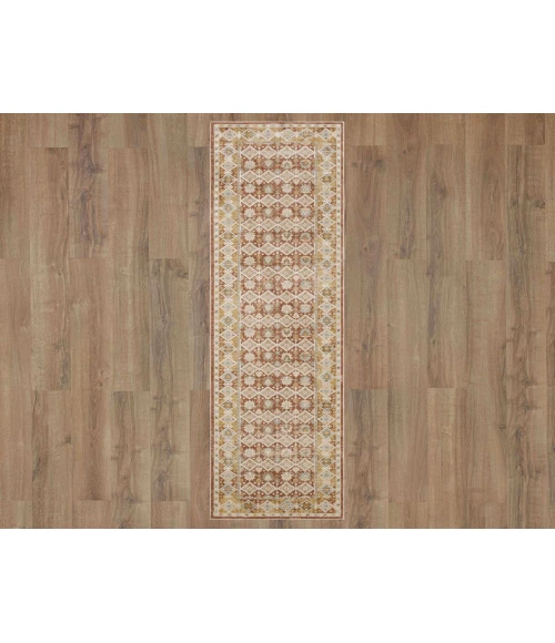 Karastan Windermere Orange R1275 2 ft. 6 in. X 10 ft. Rectangle Rug