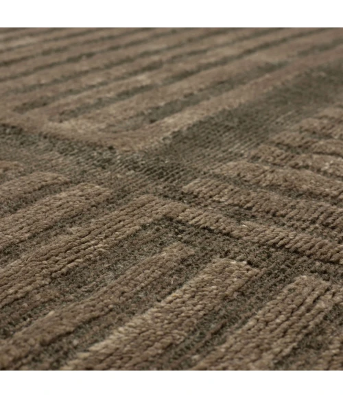 Karastan Bobby Berk by Karastan (Series 2) Brown/Tan R1194 5 ft. X 8 ft. Rectangle Rug