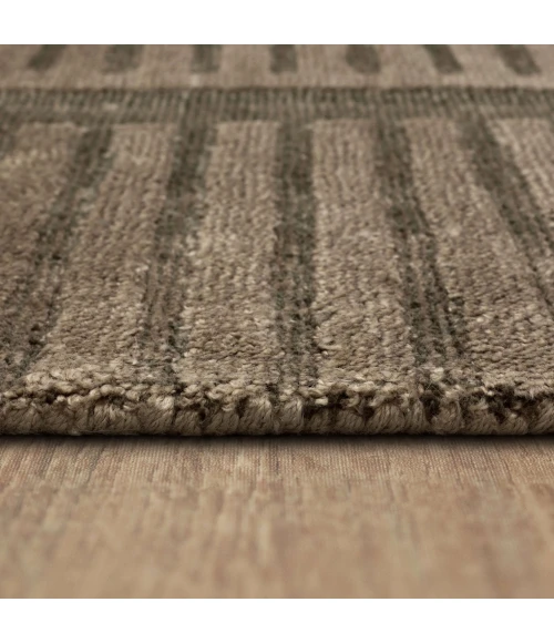 Karastan Bobby Berk by Karastan (Series 2) Brown/Tan R1194 5 ft. X 8 ft. Rectangle Rug