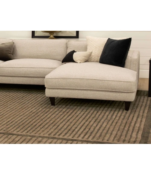 Karastan Bobby Berk by Karastan (Series 2) Brown/Tan R1194 8 ft. X 10 ft. Rectangle Rug