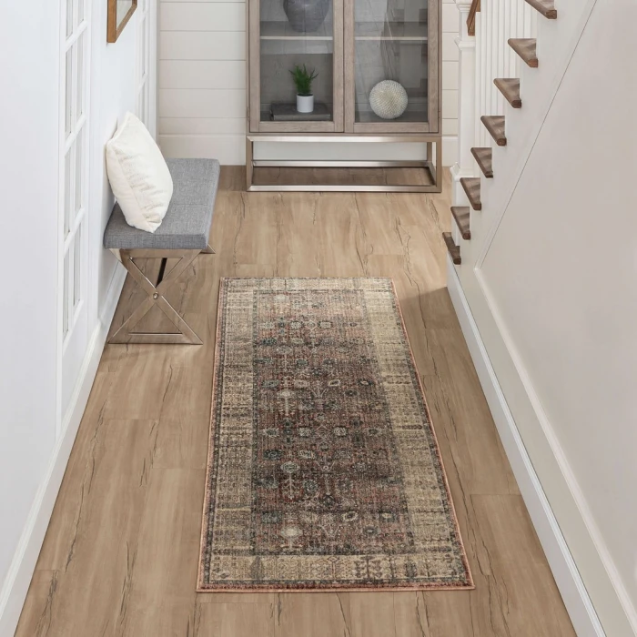 Karastan Echo Pudra Tesorino Pudra 2ft. 7in. x 7ft. 3in. Rect. Rug