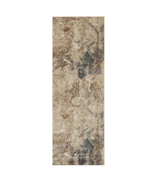 Karastan Tesoro Cream 2' 7" x 7' 3" Area Rug